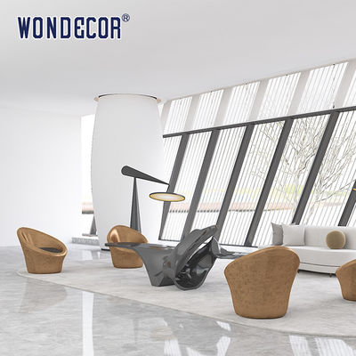 Custom Shape Modern Stainless Steel Table 130cm For Interior Decoration