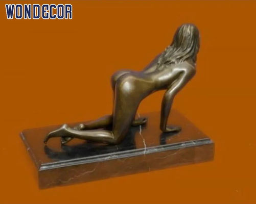 Nude Statue Woman Bronze Statues Sculpture Indoor Desktop Decoration