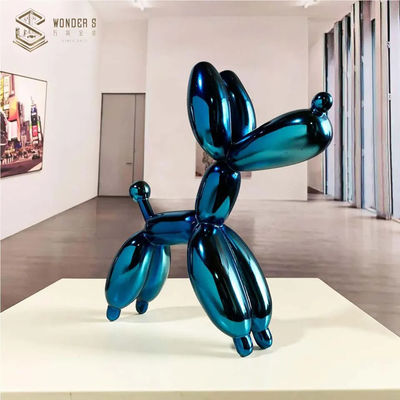 Garden Deco Forged Metal Sculpture 120cm Balloon Dog Sculpture