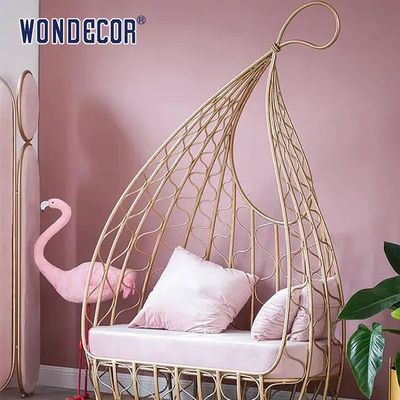 WONDERS Leaf Shaped Sofa And Lounge Chair Set  185cm Stainless Steel