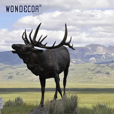 Wild Animal Custom Bronze Sculpture WONDERS Bronze Statue Patina