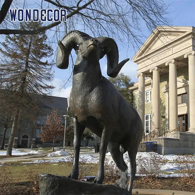 WONDERS 100cm Metal Goat Garden Sculpture Outdoor Home Decoration