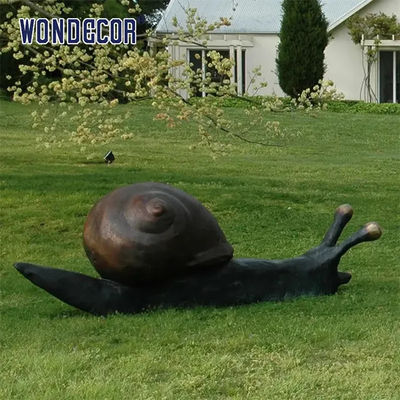 Large Garden Lawn Metal Animal Decoration Bronze Snail Sculpture