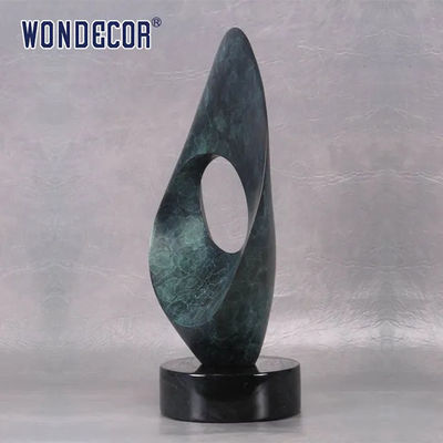 Outdoor garden abstract metal decoration abstract ring Bronze sculpture