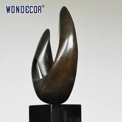 Outdoor garden abstract metal decoration abstract twisted Bronze sculpture