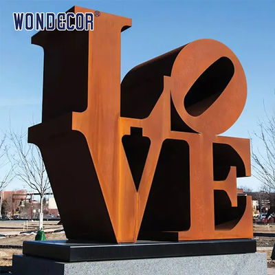Large 230cm Corten Steel Sculpture Modern Outdoor Garden Abstract