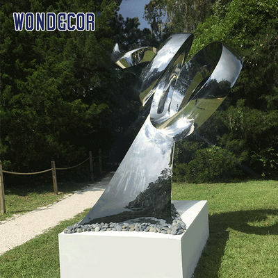 Customizable Spatial Forged Metal Sculpture Abstract Spiral Twisted Geometric