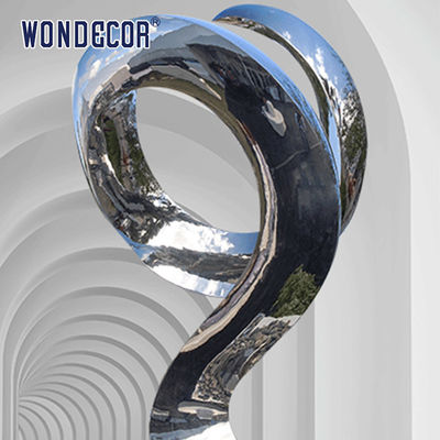 Stereoscopic Customizable Forged Metal Sculpture Spiral Upward