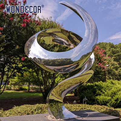 Stereoscopic Customizable Forged Metal Sculpture Spiral Upward
