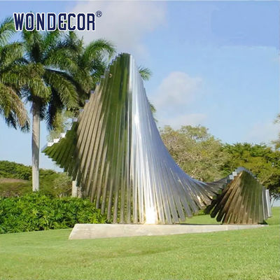 3d Stainless Steel Sculpture Artists Lottery Gradual Spiral Square Tube Geometry