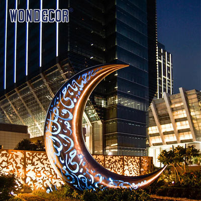 Moon Abstract Stainless Steel Sculpture 3d Design