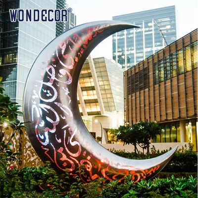 Moon Abstract Stainless Steel Sculpture 3d Design