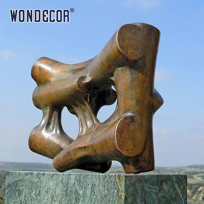 Abstract Bronze Outdoor Sculptures High Durable