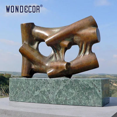Abstract Bronze Outdoor Sculptures High Durable