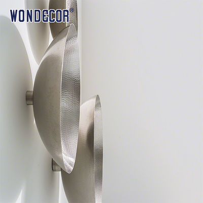 Customized Geometry Metal Wall Art Sculpture Round Bowl Heavy Weight