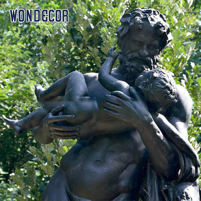 Large Outdoor Bronze Statues Silenus And Dionysus