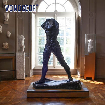 Street Art Custom Bronze Statues Sculpture Walking Man