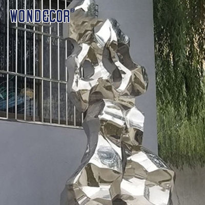 Lifelike Stainless Steel Abstract Sculpture Art Geometry Man