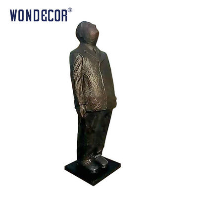 People Thinking Up Bronze Statues Sculpture In Public Places Decoration