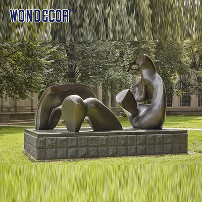 Large Outdoor Abstract Art Geometric Copper Sculpture