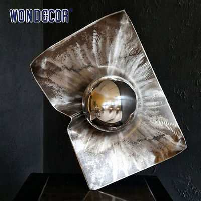 Interior Art Decoration Abstract Stainless Steel Ball Art Sculpture