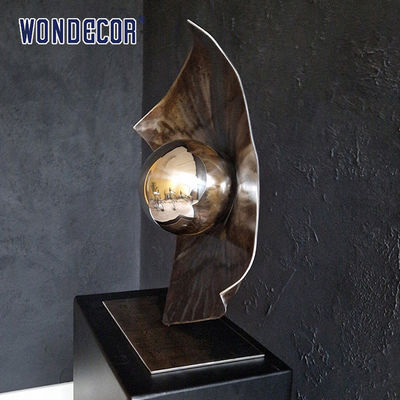 Interior Art Decoration Abstract Stainless Steel Ball Art Sculpture
