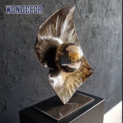 Interior Art Decoration Abstract Stainless Steel Ball Art Sculpture
