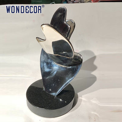 Indoor Abstract Geometry Metal Art Decoration Geometry Round Stainless Steel Sculpture