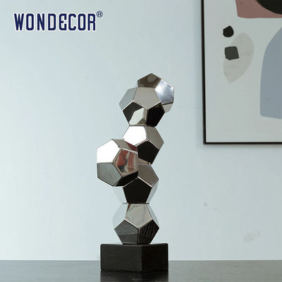 Indoor Abstract Geometry Metal Art Decoration Geometry Cube Stainless Steel Sculpture
