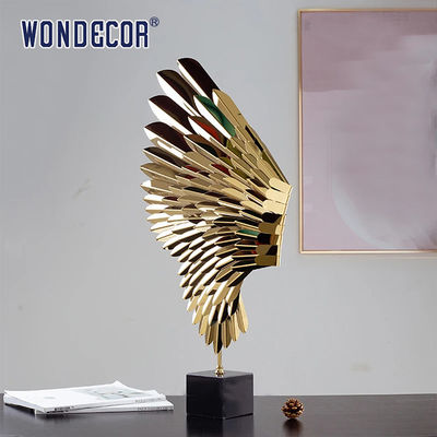 Abstract Metal Art Decoration Angel Wings Stainless Steel Sculpture