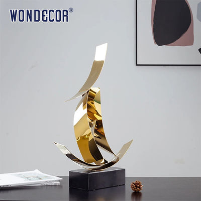 Abstract Geometry Metal Art Decoration Geometry Ribbon Stainless Steel Sculpture