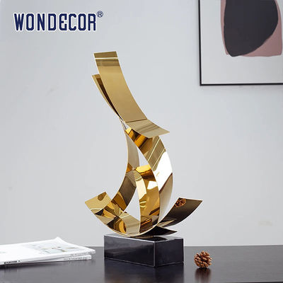 Abstract Geometry Metal Art Decoration Geometry Ribbon Stainless Steel Sculpture