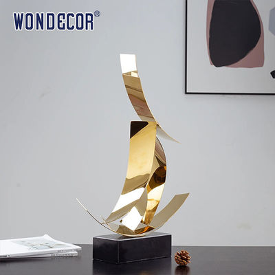 Abstract Geometry Metal Art Decoration Geometry Ribbon Stainless Steel Sculpture