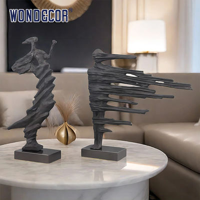 Small Indoor Abstract Metal Art Ornaments And Bronze Sculptures Of People