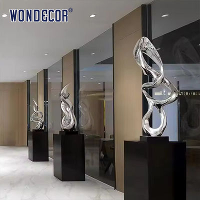 Customized Indoor Stainless Steel Abstract Sculpture Metal Art Decoration Creative
