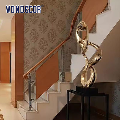 Customized Indoor Stainless Steel Abstract Sculpture Metal Art Decoration Creative