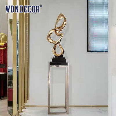 Customized Indoor Stainless Steel Abstract Sculpture Metal Art Decoration Creative