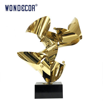 Modern Home Decoration Metal Abstract Stainless Steel Sculpture