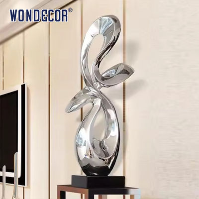 Small Interior Decoration Art Abstract Geometry Metal Sculpture Crafts