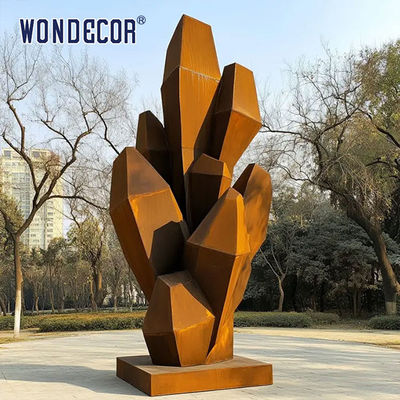 Outdoor Villa Garden Koteng Steel Cactus Sculpture