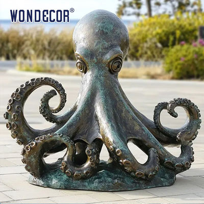 Large Outdoor Bronze Octopus Sculpture For Unique Decoration