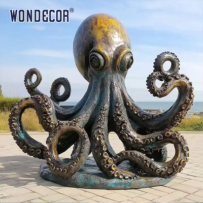 Large Outdoor Bronze Octopus Sculpture For Unique Decoration