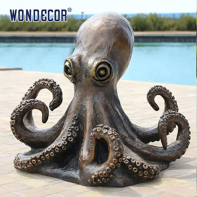 Large Outdoor Bronze Octopus Sculpture For Unique Decoration
