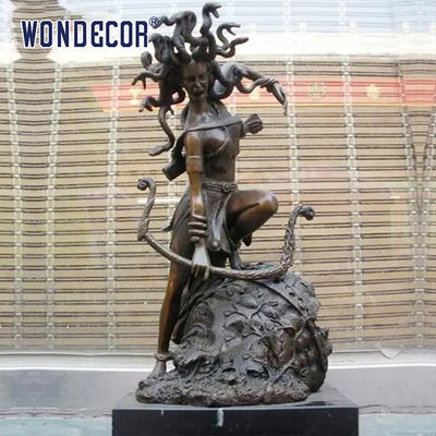Bronze Perseus Beheading Medusa Statue 3D 2D Masterpiece