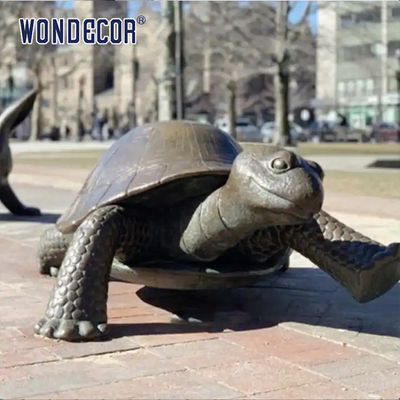 120cm Outdoor Bronze Sea Turtle Sculpture Perfect For Theme Park Display