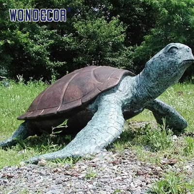 120cm Outdoor Bronze Sea Turtle Sculpture Perfect For Theme Park Display