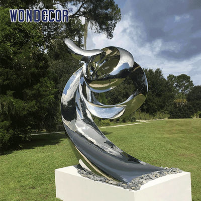 Customizable Spatial Forged Metal Sculpture Abstract Spiral Twisted Geometric