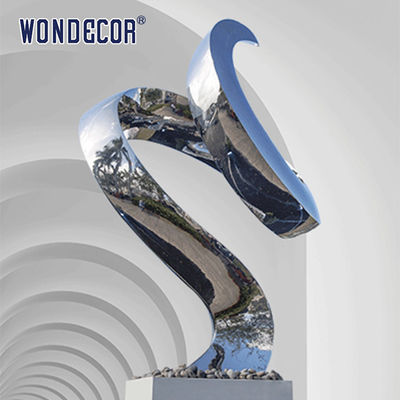 Stereoscopic Customizable Forged Metal Sculpture Spiral Upward