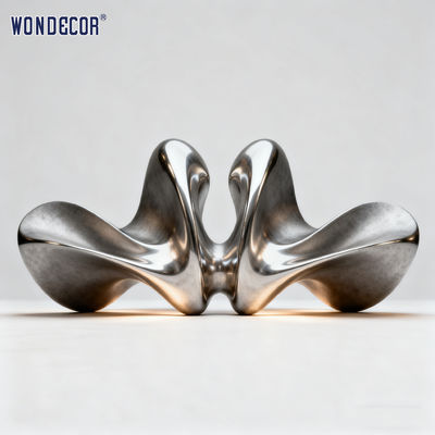 Large Outdoor Abstract Stainless Steel Sculpture 'Rhythm Wings'