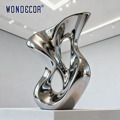 Outdoor Large-Scale Metal Art Abstract Stainless Steel Sculpture